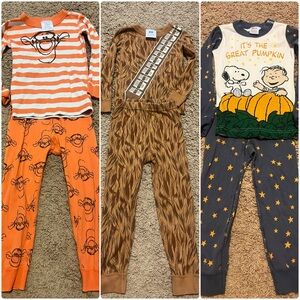Hanna Andersson Kids Pajama Sets - Orange, Brown, Gray